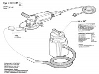 Bosch 0 601 331 803  Angle Grinder 220 V / Eu Spare Parts